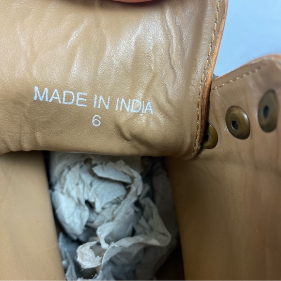 Walk London Sean Brogue Boots In Tan Leather Lace-up Chelsea Wingtip Men’s 6 - Picture 10 of 10